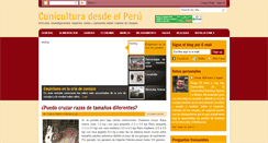 Desktop Screenshot of cuniculturaperu.com