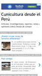 Mobile Screenshot of cuniculturaperu.com